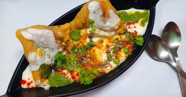 Samosa Chaat.