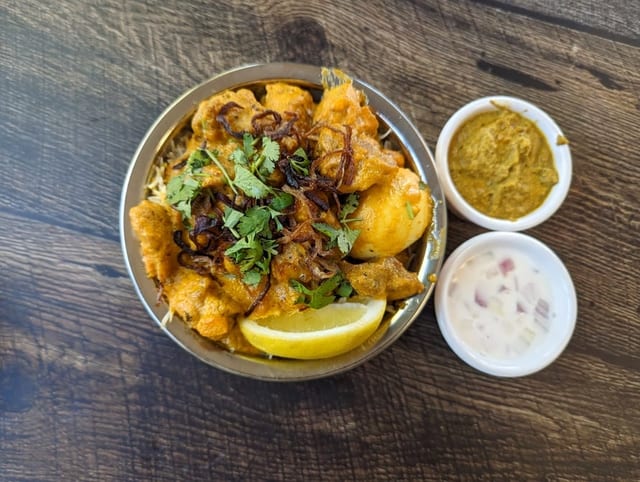 Mughlai Chicken Biryani.
