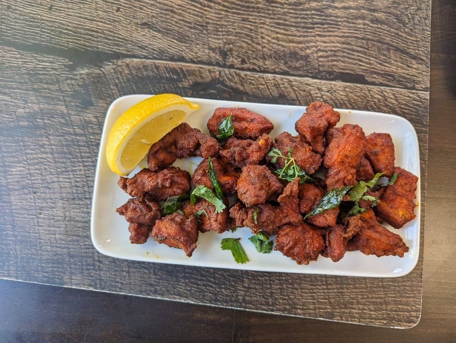Madras Chicken 65.